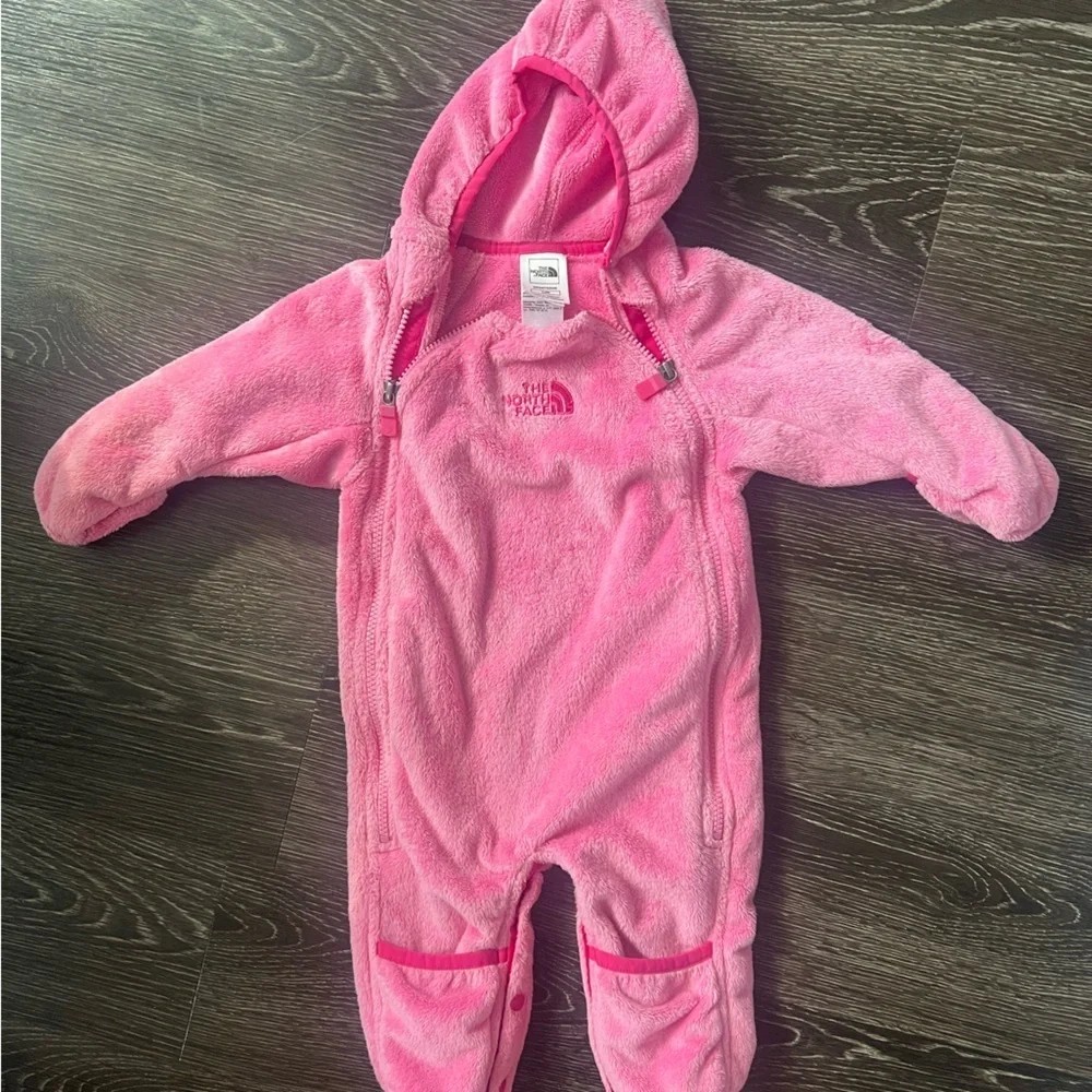 The North Face Pink Fleece Bunting
